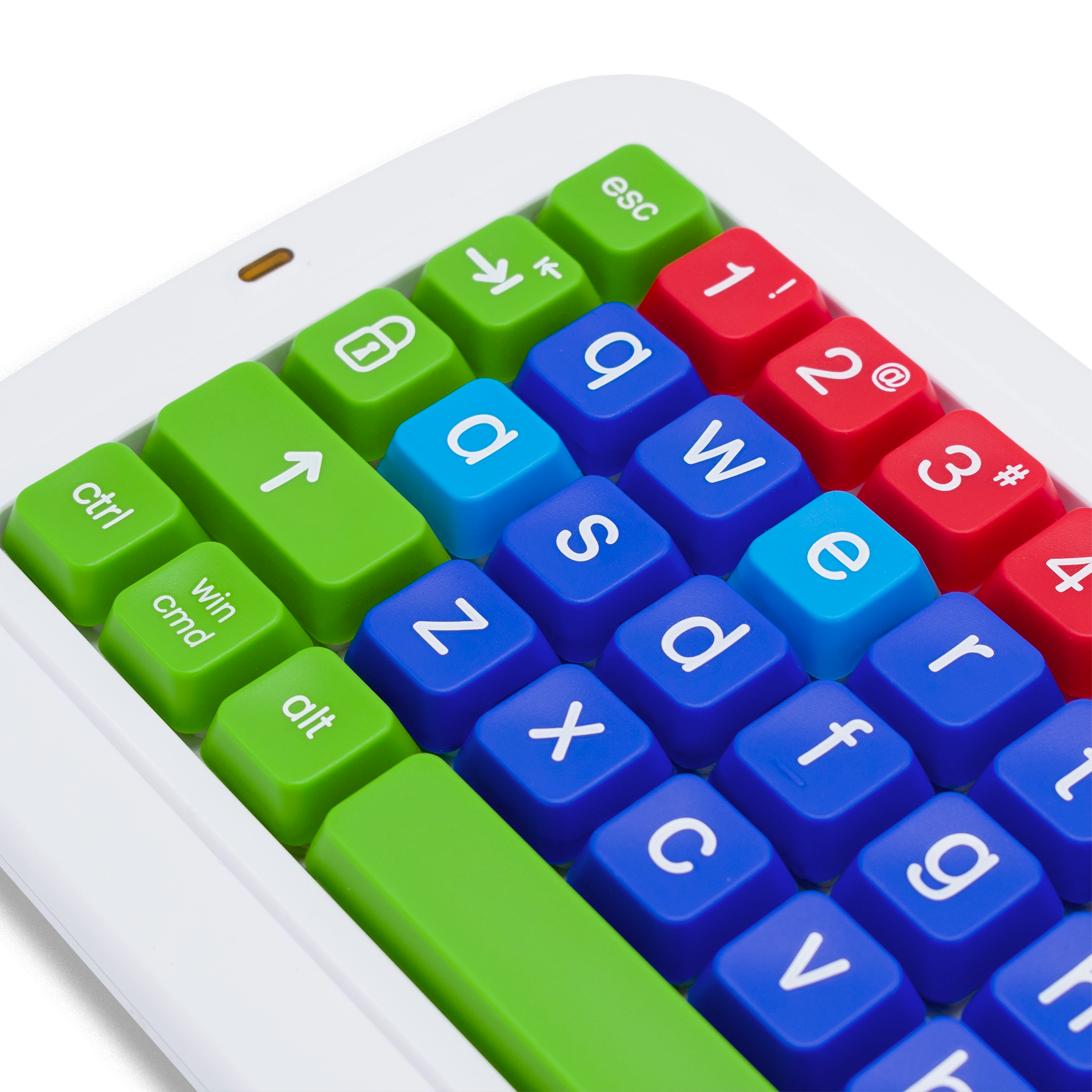 Clevy Large Key Lowercase Keyboard with UK Layout - Perfect for Kids, Seniors & Special Needs - Ideal for Early Learning & Typing Practice
