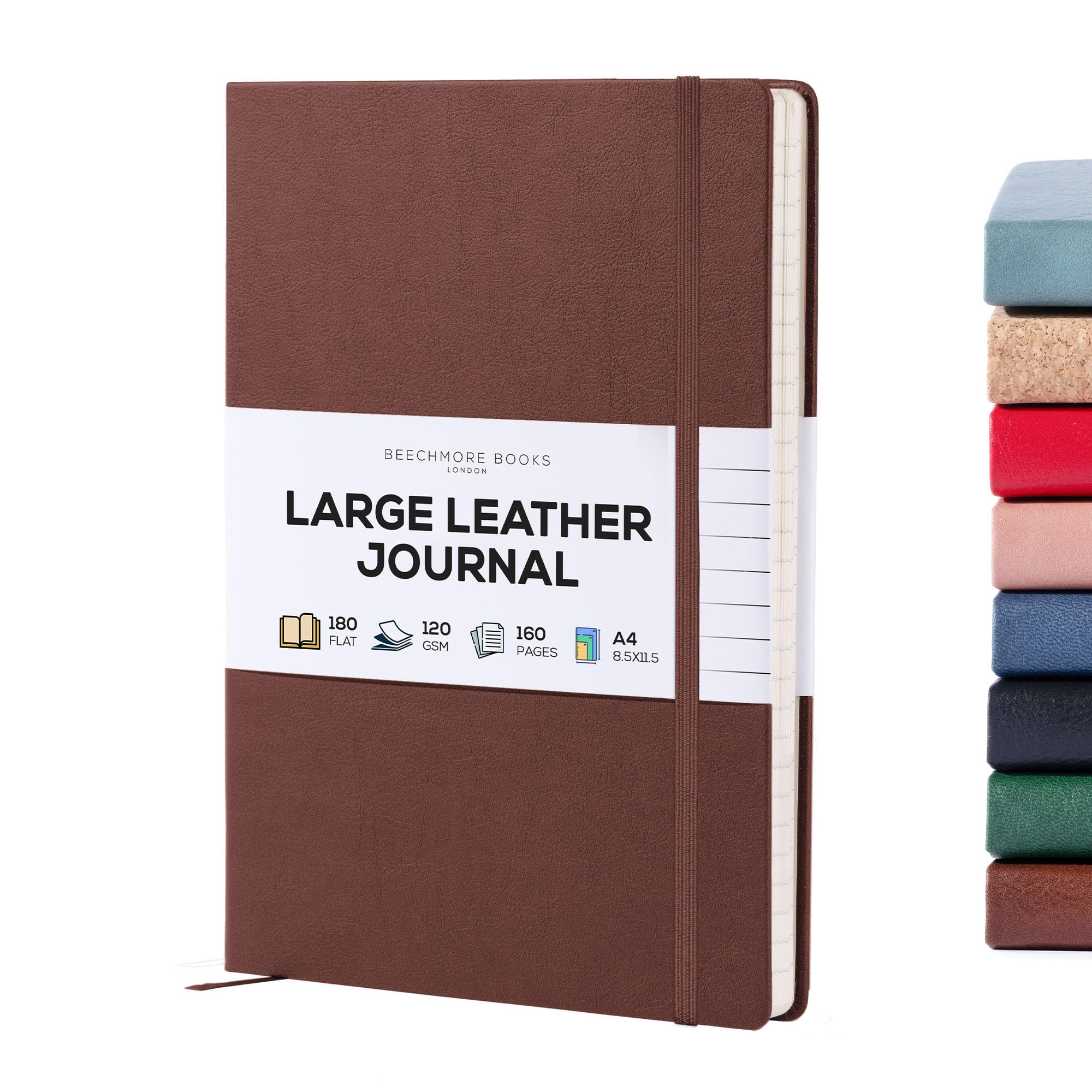 Premium BEECHMORE Lined Journal Notebook - 8.5