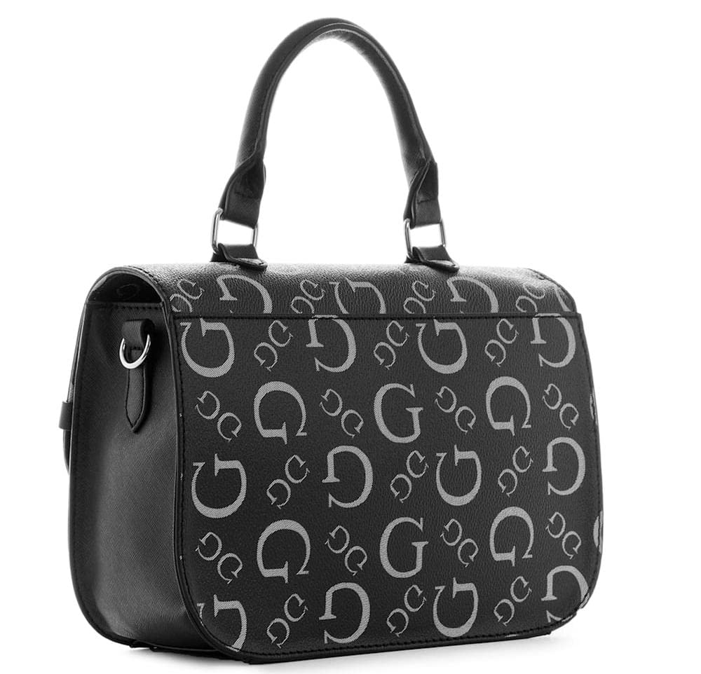 GUESS Factory Women's Keston Logo Top Handle Crossbody Bag - Stylish Purse for Everyday Use, Work, and Travel