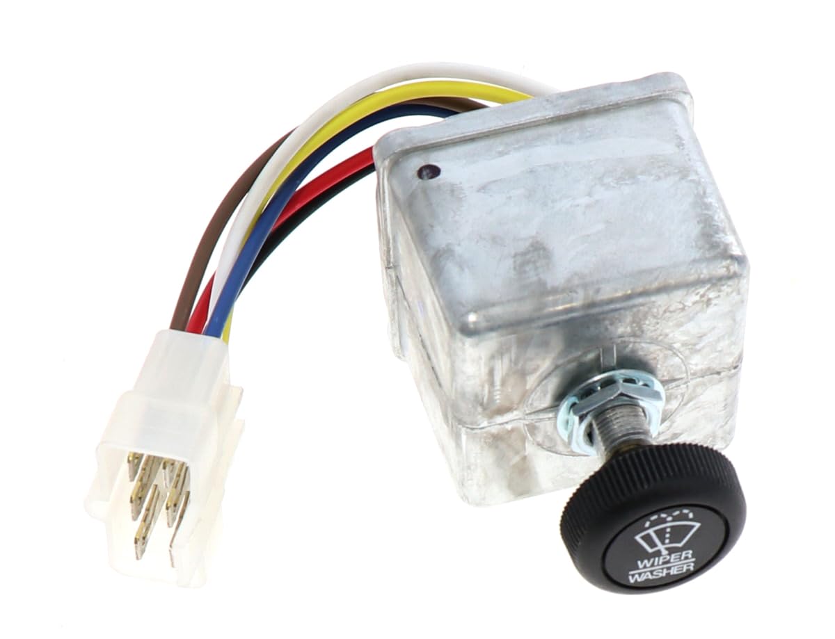 Kenworth Wiper Switch 75600-02 - Heavy Duty Truck Replacement Part for Rain & Snow Weather - Perfect for Kenworth T680, T880 & W900 Models