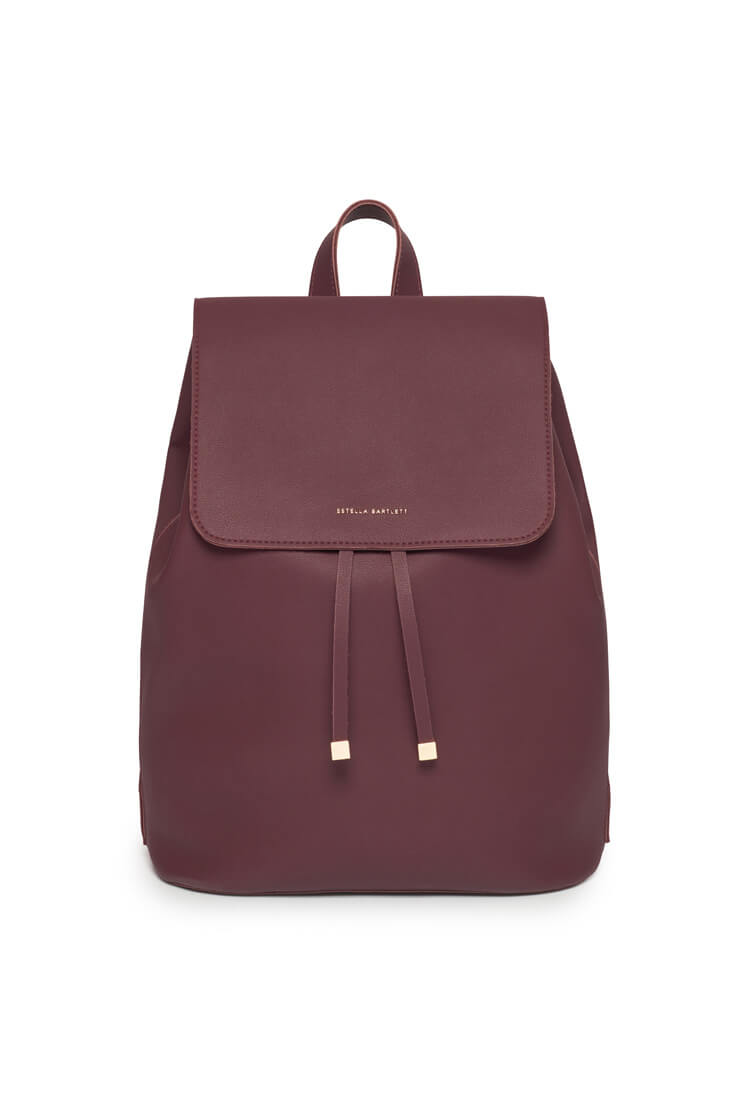 Premium Burgundy Backpack for Men & Women - The Copperfield EBP4973 - Stylish Durable Laptop Backpack for Work, Travel & School