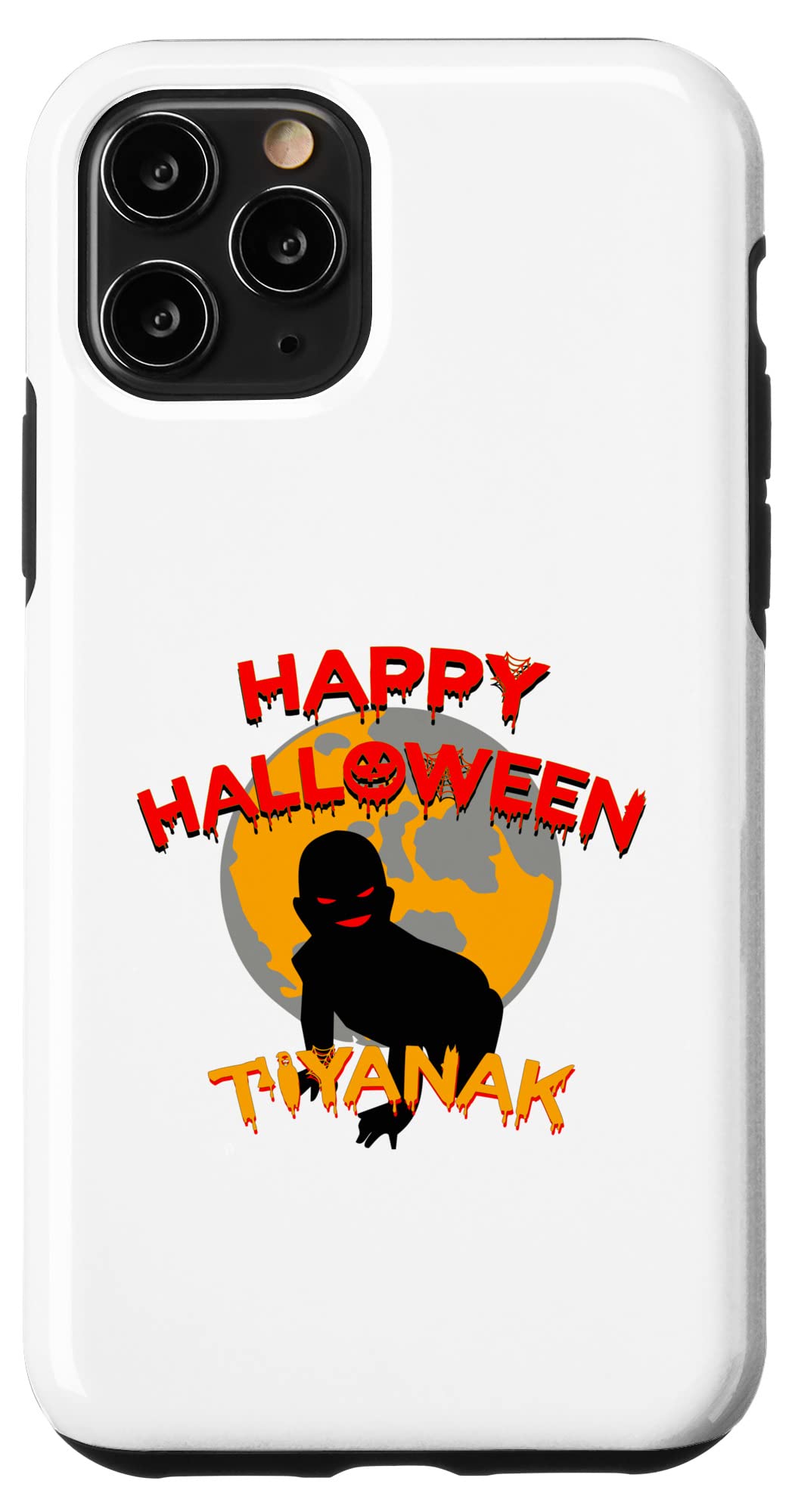 iPhone 11 Pro Case - Halloween Horror Design with Filipino Tiyanak Vampire Demon Mythology | Perfect for Spooky Season, Cosplay & Mythology Fans