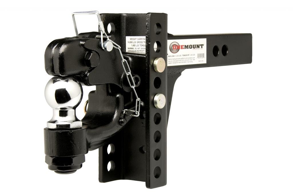 One-Mount #10010 Adjustable Hitch Mount with 2