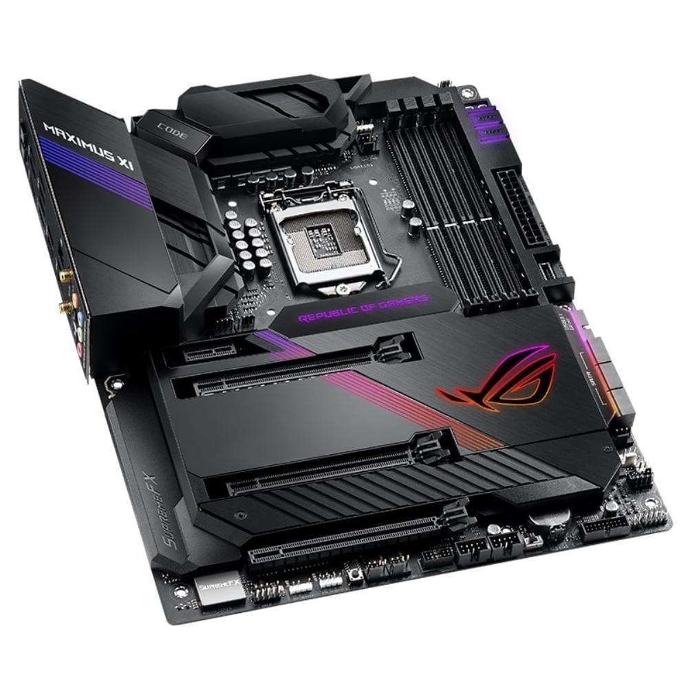 ASUS ROG Maximus XI Code Z390 ATX Gaming Motherboard - LGA 1151 Socket, DDR4, Dual M.2, Wi-Fi, 3-Year Warranty - Perfect for High-End PC Gaming & Content Creation