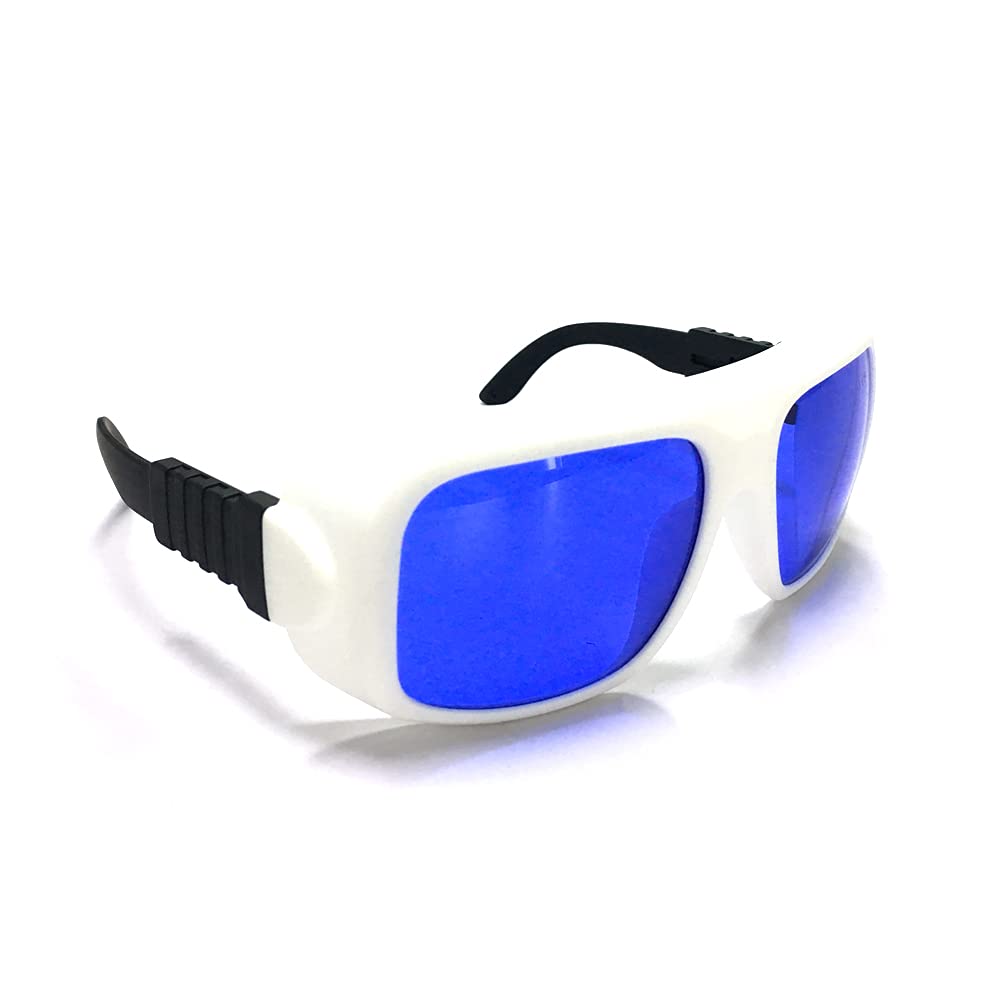 585nm 595nm OD4+ Laser Safety Glasses - Yellow Laser Protection Goggles for 36# Wavelength - Ideal for Laser Cutting, Engraving & Medical Procedures