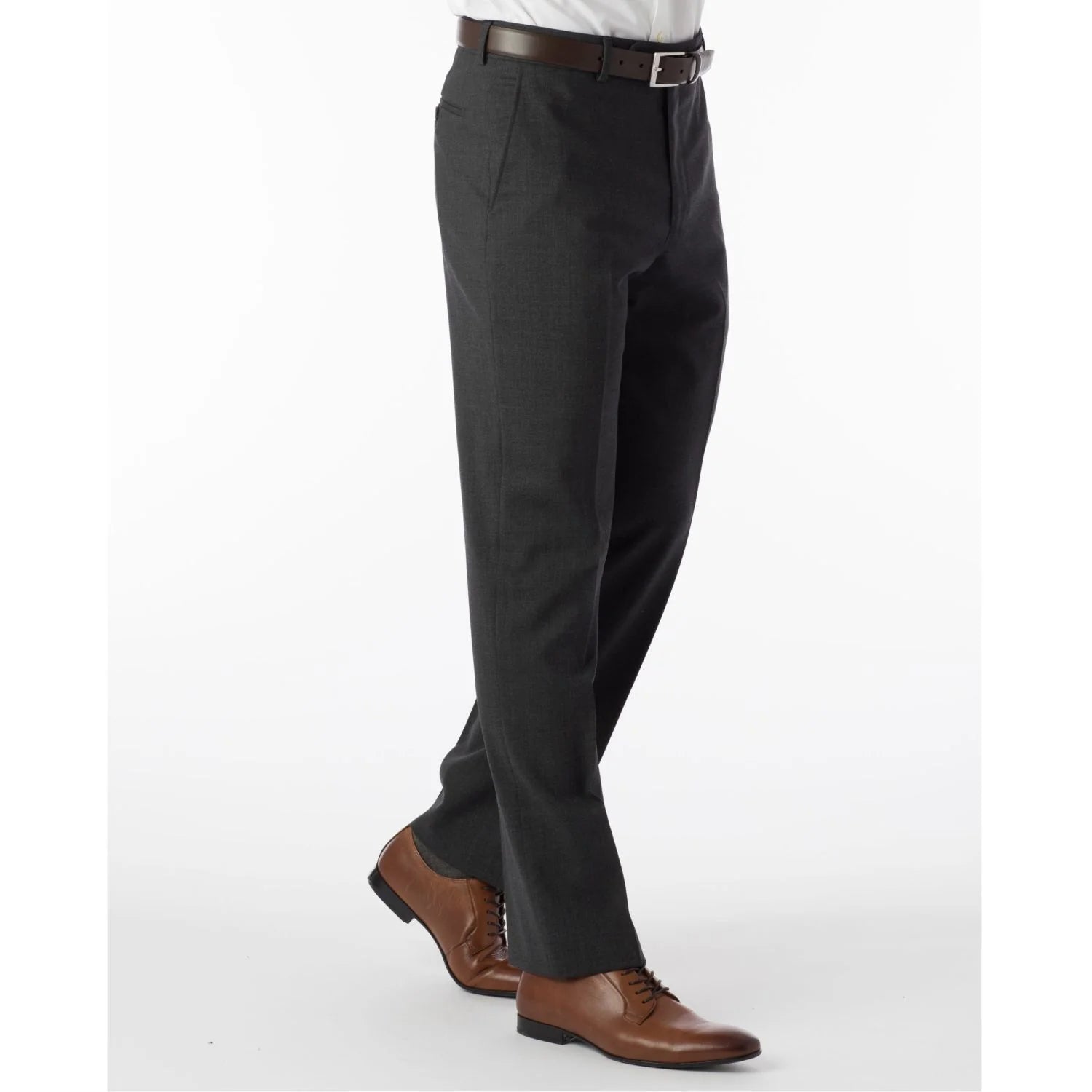 BALLIN Men's Slim Fit Travel Dress Pants - Comfortable & Stylish Twill Slacks for Business, Office & Casual Wear