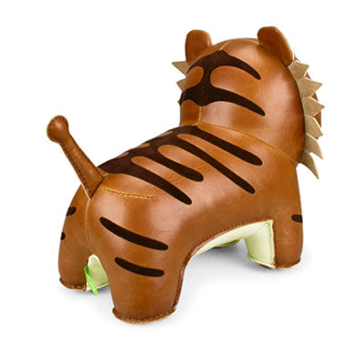 Zuny Animal Bookends - Handmade Tiger Design for Bookshelves, Stylish Home & Office Decor - Perfect for Organizing Books, Gifts & Kids' Rooms