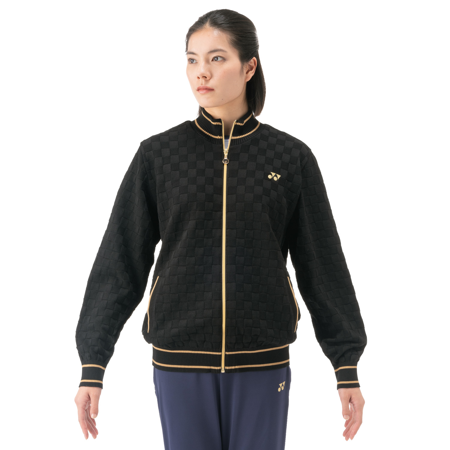 Yonex Women's Fashion Sweater 37004 - Soft & Comfortable Black Pullover for Casual Wear, Gym & Outdoor Activities