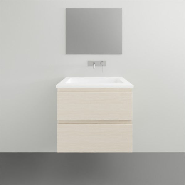 ADP Glacier Lite All Drawer Twin Vanity with Ceramic Top - Modern Bathroom Sink Cabinet for Master Bath & Guest Room - Perfect for Small Space Bathroom Remodel