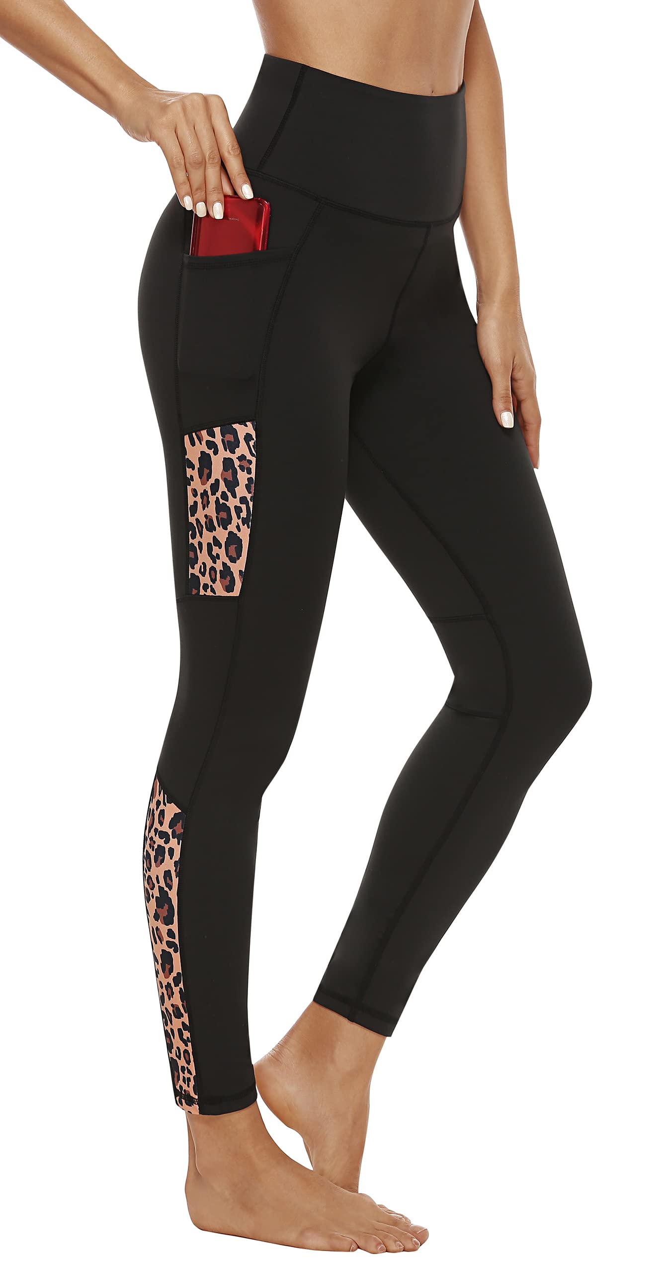 Best Women's High Waisted Workout Leggings with Pockets - Tummy Control Yoga Pants for Running, Gym & Everyday Wear