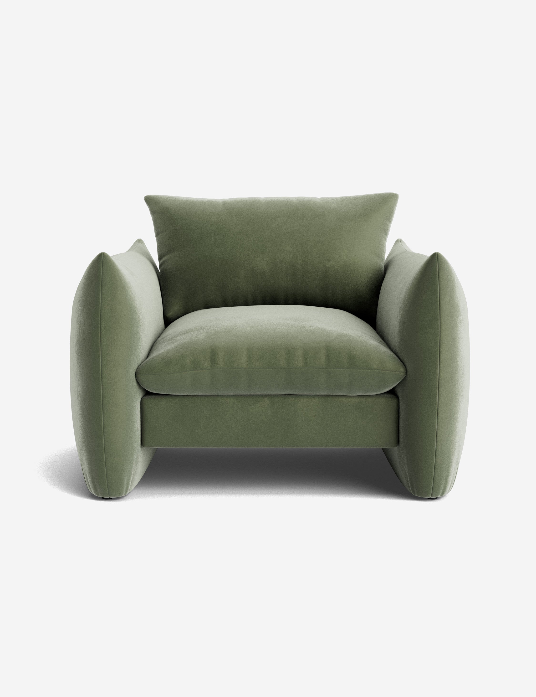 Modern Accent Chair for Living Room - Stylish Upholstered Armchair with Wooden Legs - Perfect for Home Office, Lounge, or Bedroom Decor