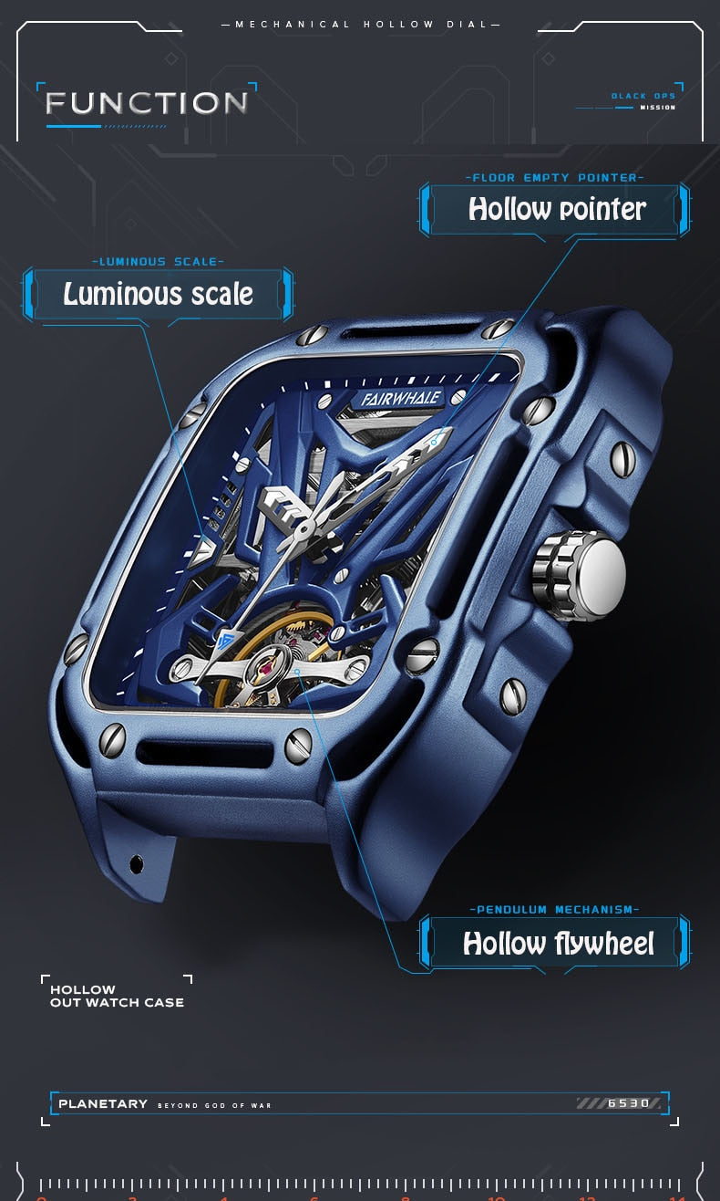 Mark Fairwhale Luxury Men's Watch - Waterproof Chronograph with Stainless Steel Band - Perfect for Business, Casual & Formal Occasions
