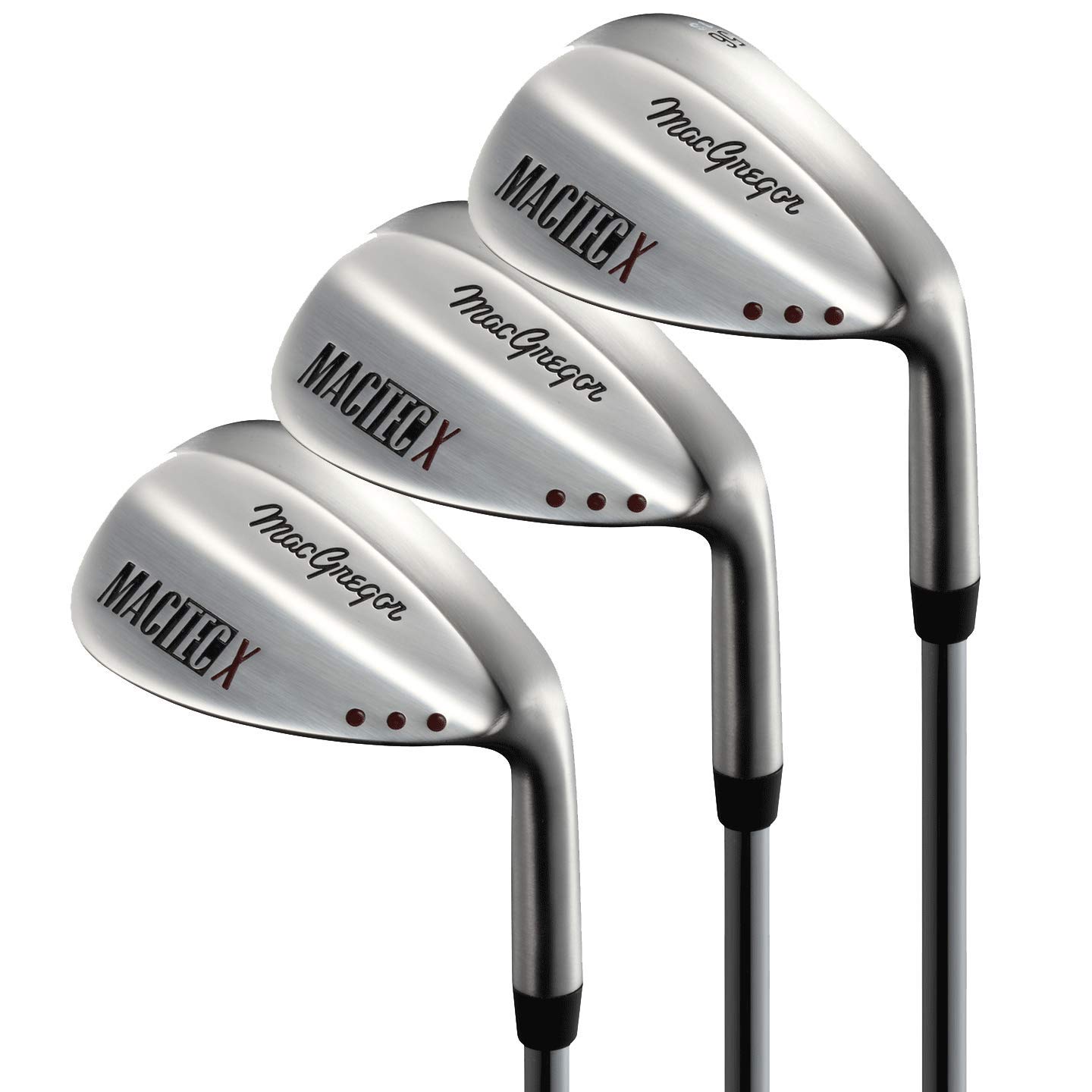 MacGregor Golf MacTec X Chrome Wedge Set for Men (Right Hand) - Premium Golf Wedges for Short Game Precision on Greens & Bunkers