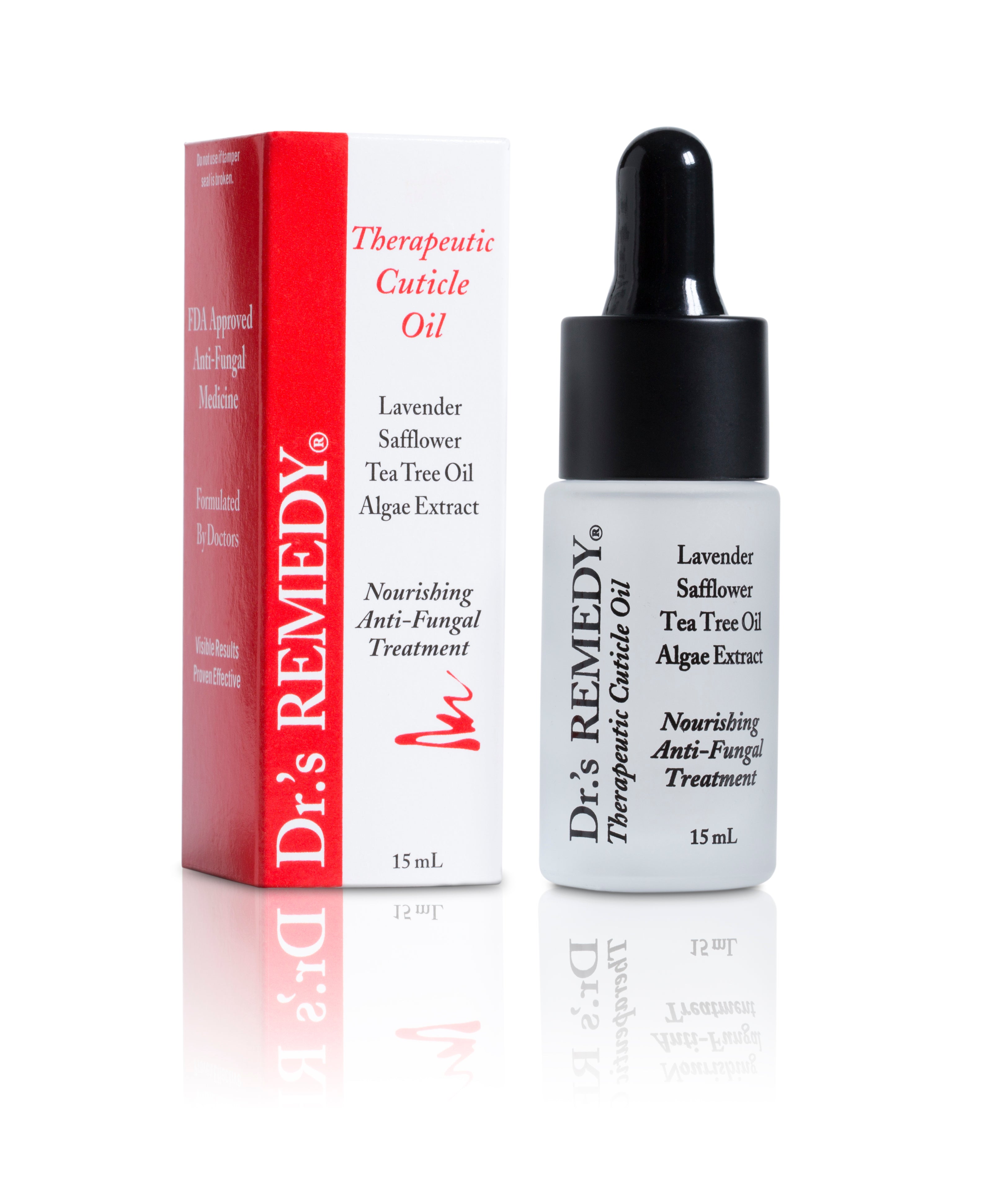 Dr.'s Remedy Anti-Fungal CARESS Cuticle Oil Treatment – 0.5 fl oz – Nail Care for Fungal Infections, Dry & Damaged Cuticles – Perfect for Salon & Home Manicures