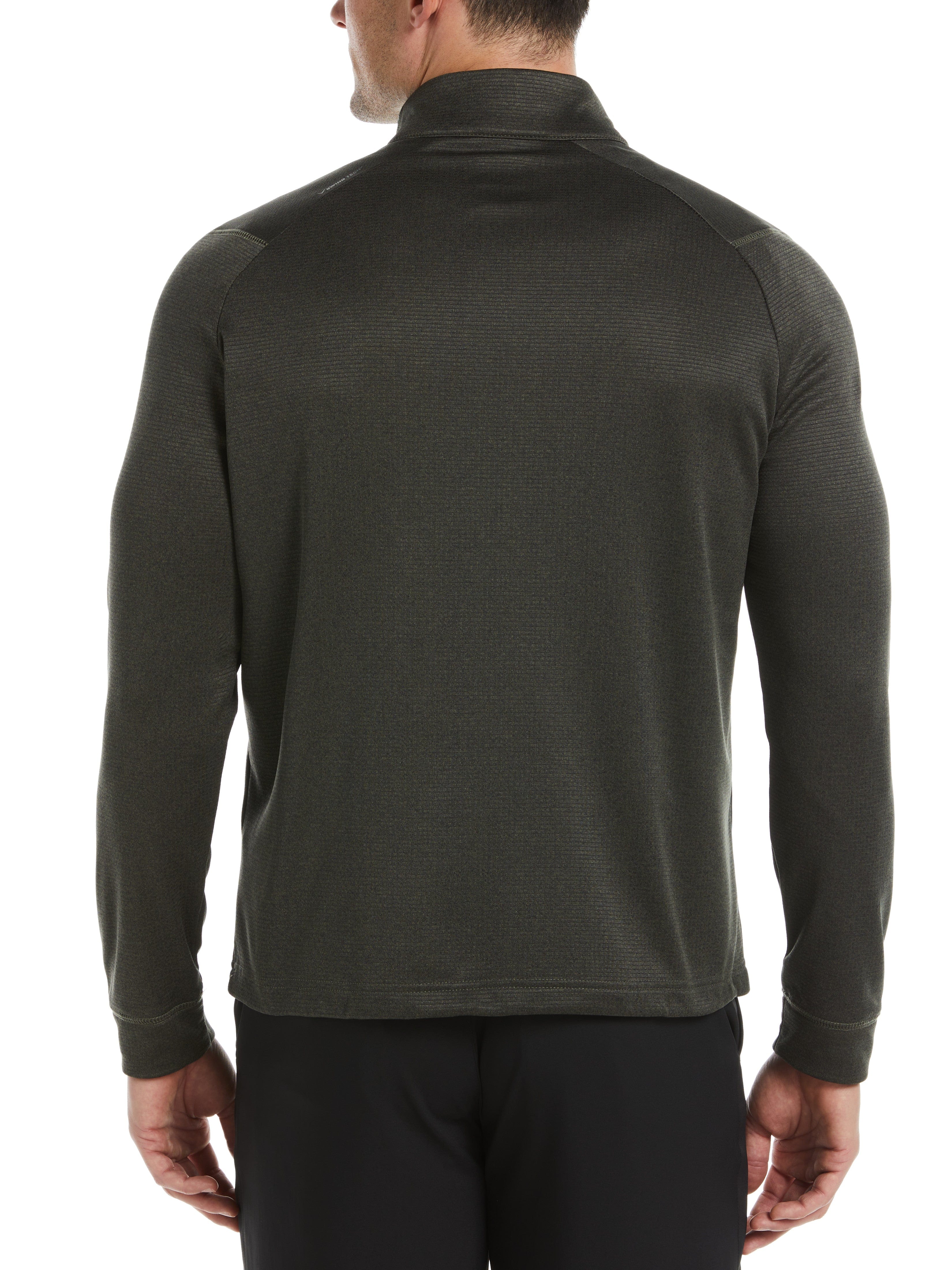 Men's Waffle Knit 1/4 Zip Golf Pullover Sweater - Lightweight & Breathable for Golf, Casual Wear & Outdoor Activities