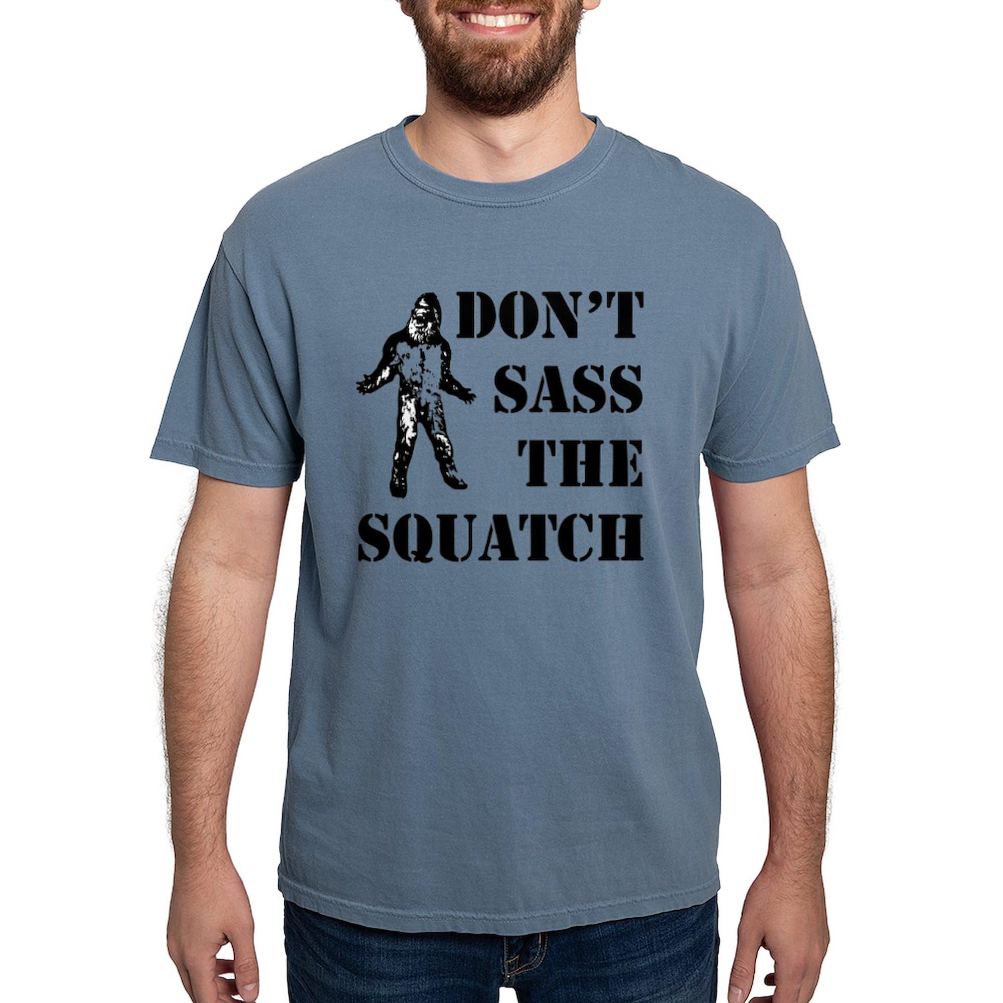 Don't Sass The Squatch Men's T-Shirt | Comfort Colors® Soft Cotton Tee | Funny Bigfoot Graphic Shirt for Casual Wear & Outdoor Adventures