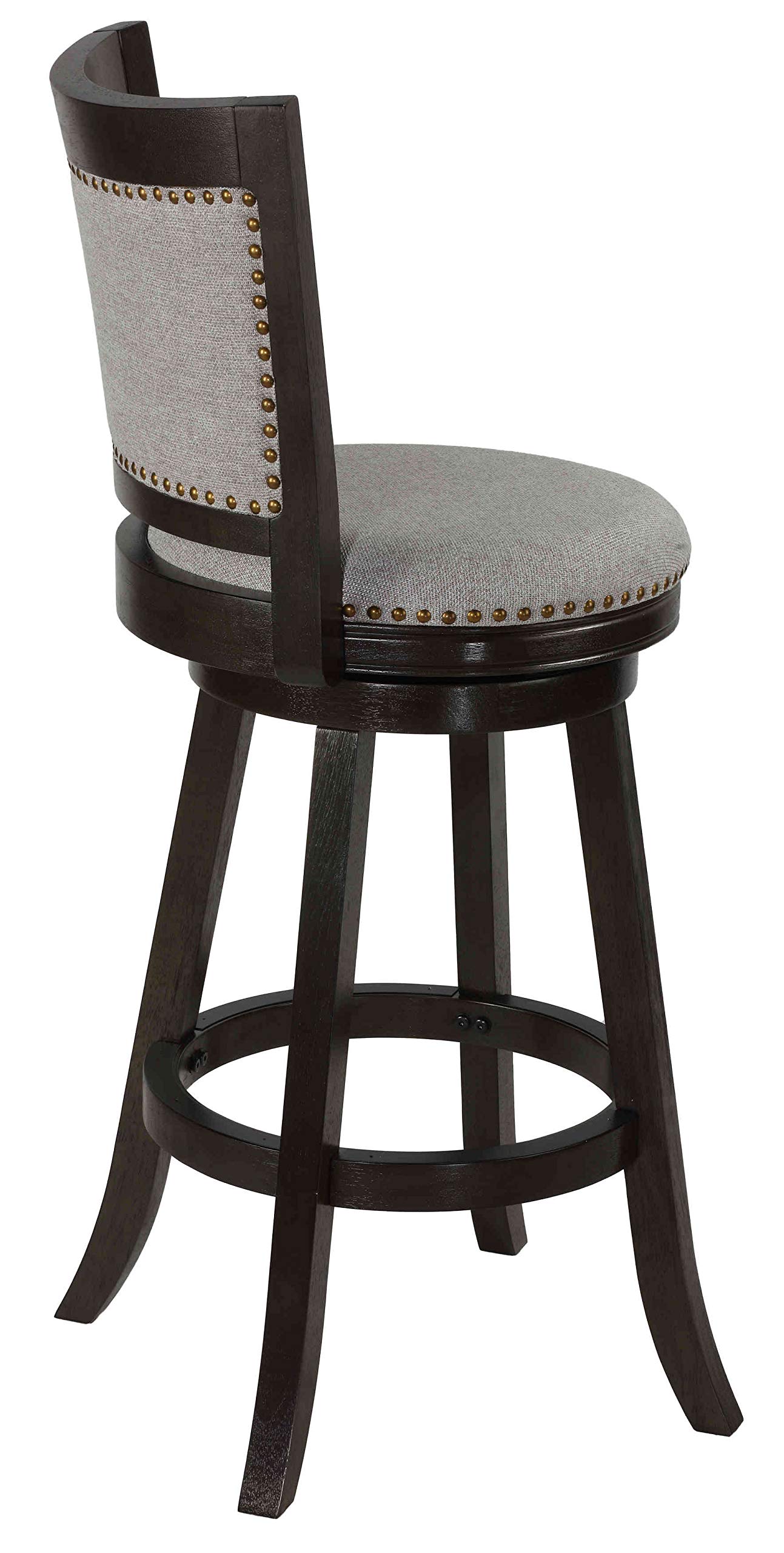 Cortesi Home Ferne Solid Wood Swivel Bar Stool - 29