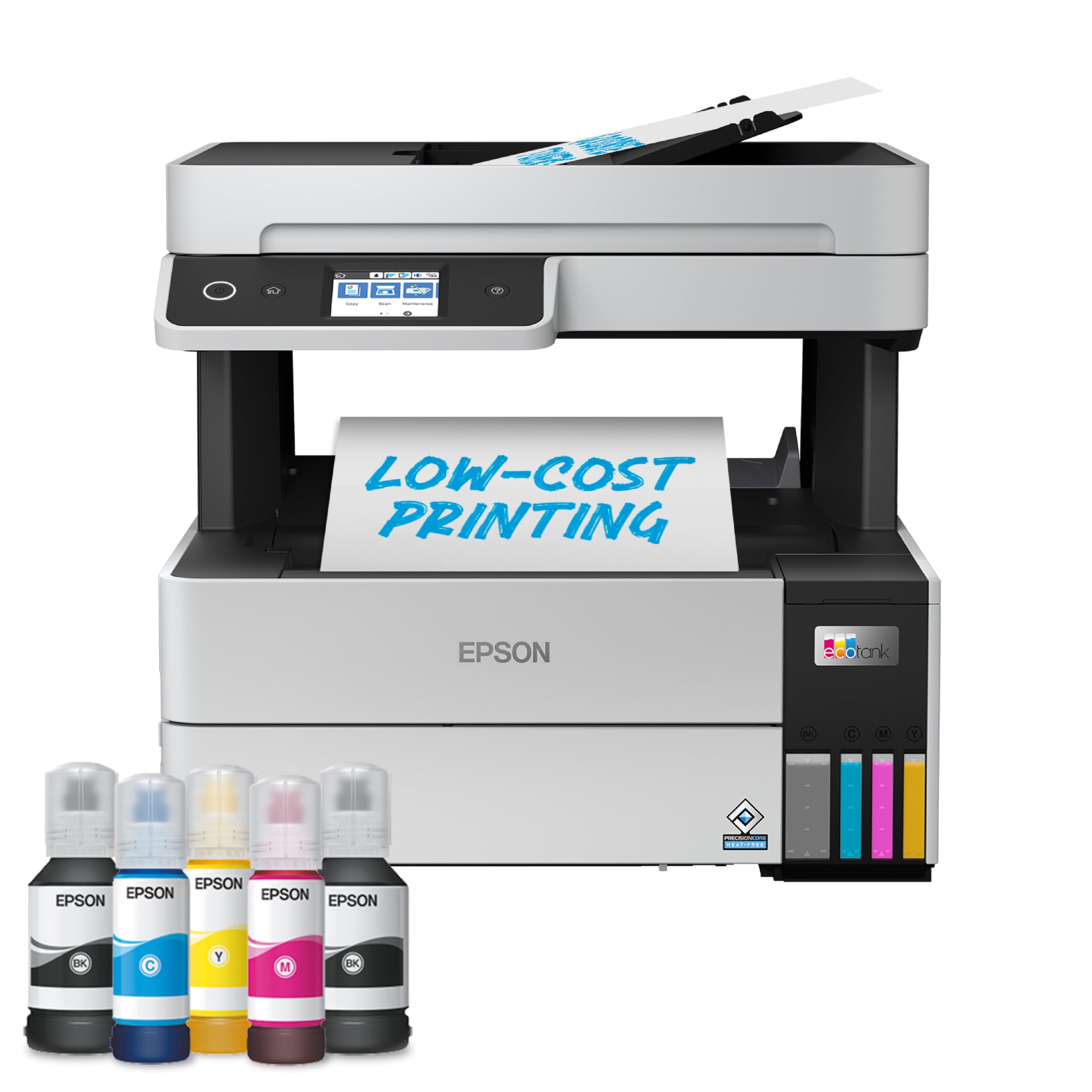 Epson EcoTank ET-5150 Wireless All-in-One Printer with High-Capacity Ink Tanks - Print, Scan, Copy & Fax for Home Office and Small Business Use