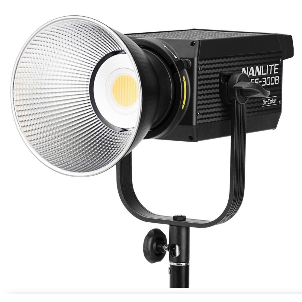 Nanlite FS 300B Bi-Color LED Monolight - 300W Studio Light with Adjustable Color Temperature (3200K-5600K) for Photography, Videography, and Film Production