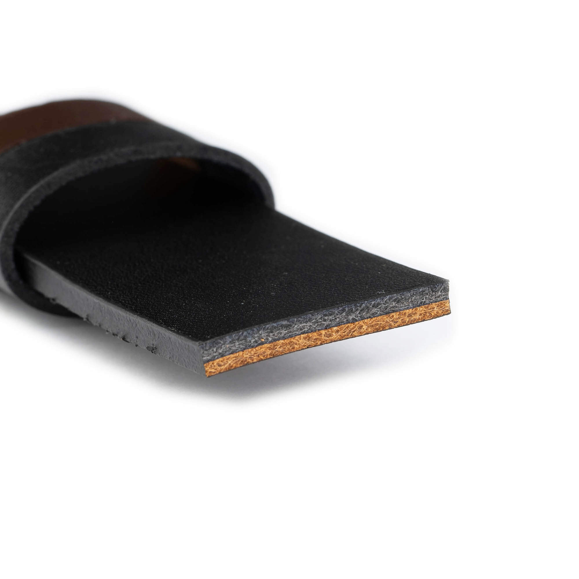 Men's Reversible Leather Belt - Black & Brown Genuine Leather Strap Replacement for Ferragamo Buckle | Dress Belt for Business, Casual & Formal Wear