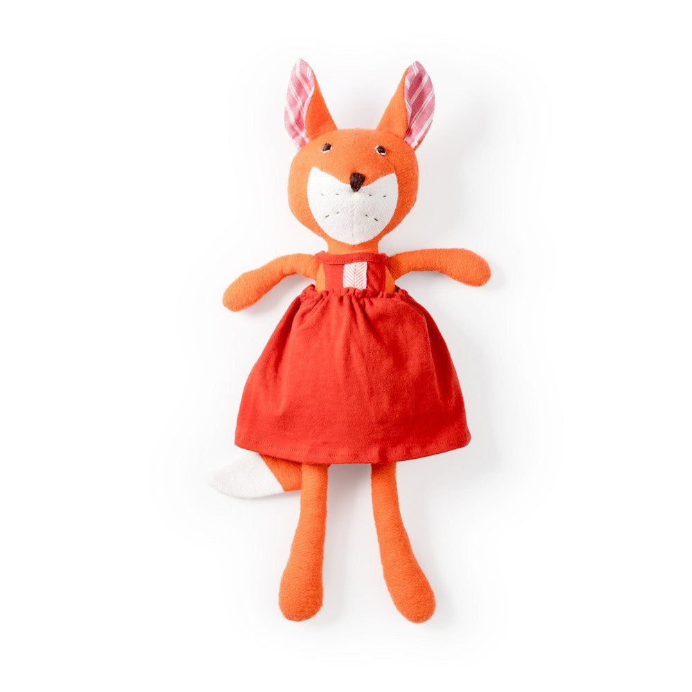 Flora Fox in Strawberry Red Jumpsuit - Cute Animal Costume for Dogs & Cats | Perfect for Halloween, Christmas & Pet Parties