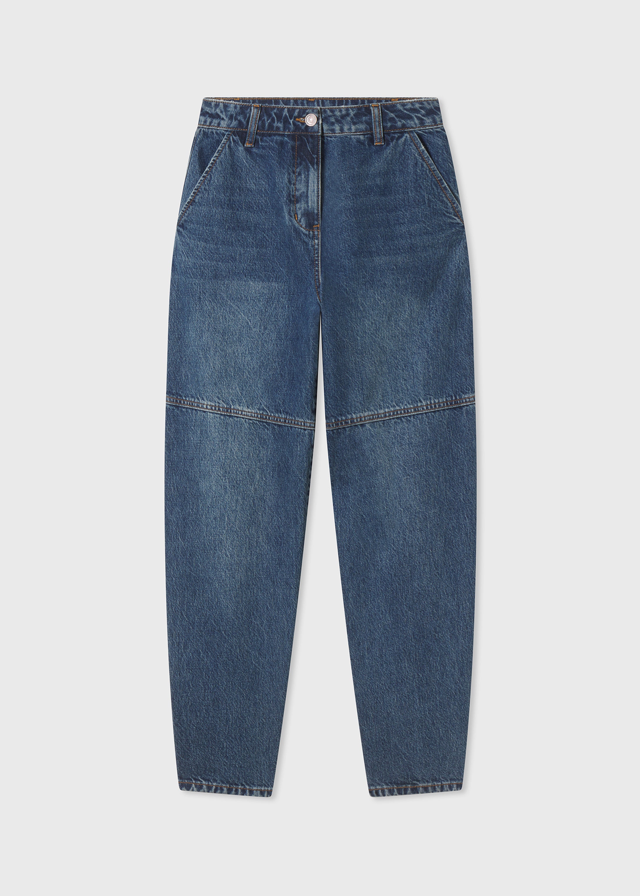 Stylish Denim Balloon Pants in Indigo - Trendy High Waist Wide Leg Jeans for Women | Perfect for Casual Outfits, Streetwear & Boho Fashion