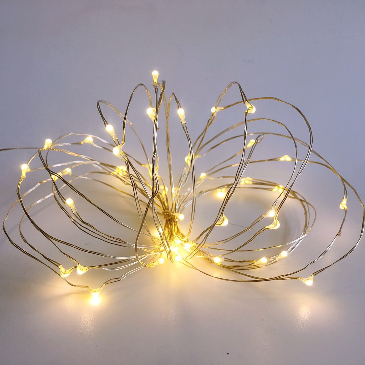 2 Pack Mini LED Fairy Lights - Battery Operated with Timer for Bedroom, Wedding & Christmas Decor - Warm White