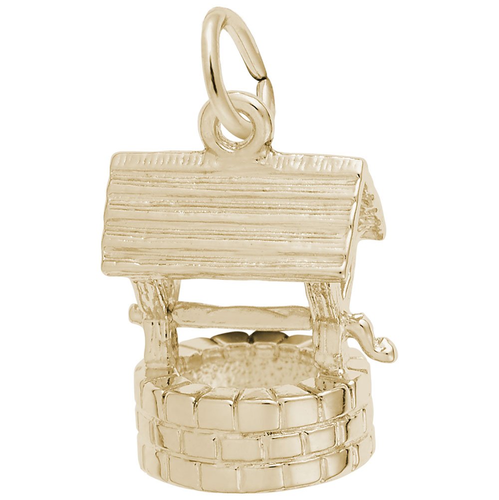 Wishing Well Charm for Jewelry Making - Silver or Gold Pendant for Bracelets & Necklaces - Perfect for DIY Gifts, Birthdays & Special Occasions