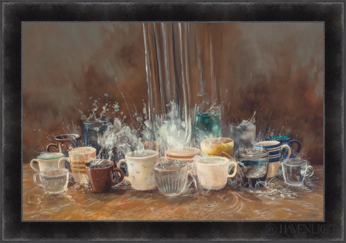 Large Wall Art - Enough to Fill Every Cup | Perfect for Living Room, Bedroom & Office Decor