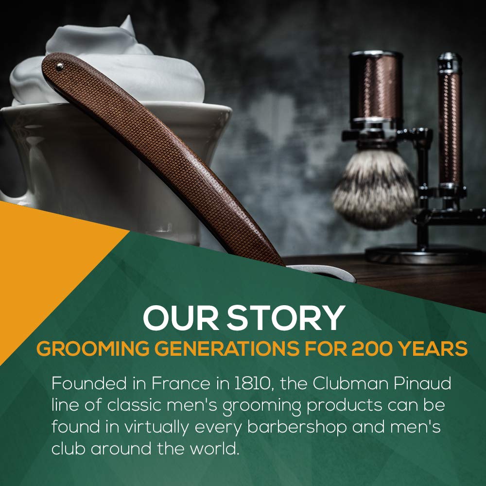 Clubman Pinaud Shave Oil & Beard Oil - 1 oz (2-Pack) - Moisturizes Skin & Improves Razor Glide - Natural Grooming for Men - Perfect for Daily Shaving & Beard Care Routine