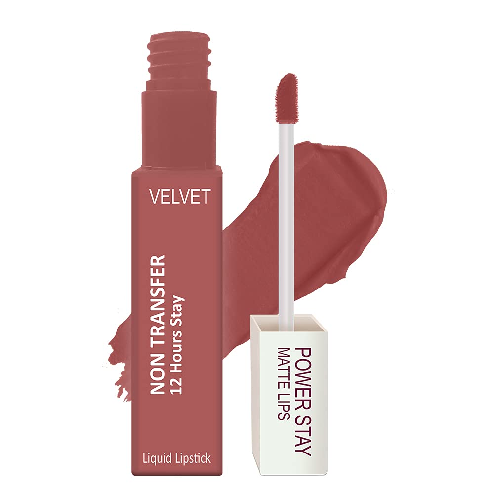ForSure® Long-Lasting Liquid Matte Lipstick & Nail Polish Set - Waterproof, Smudge-Proof (Glossy Nude & Peach Nude Shades) | Perfect for Daily Wear, Parties & Special Occasions