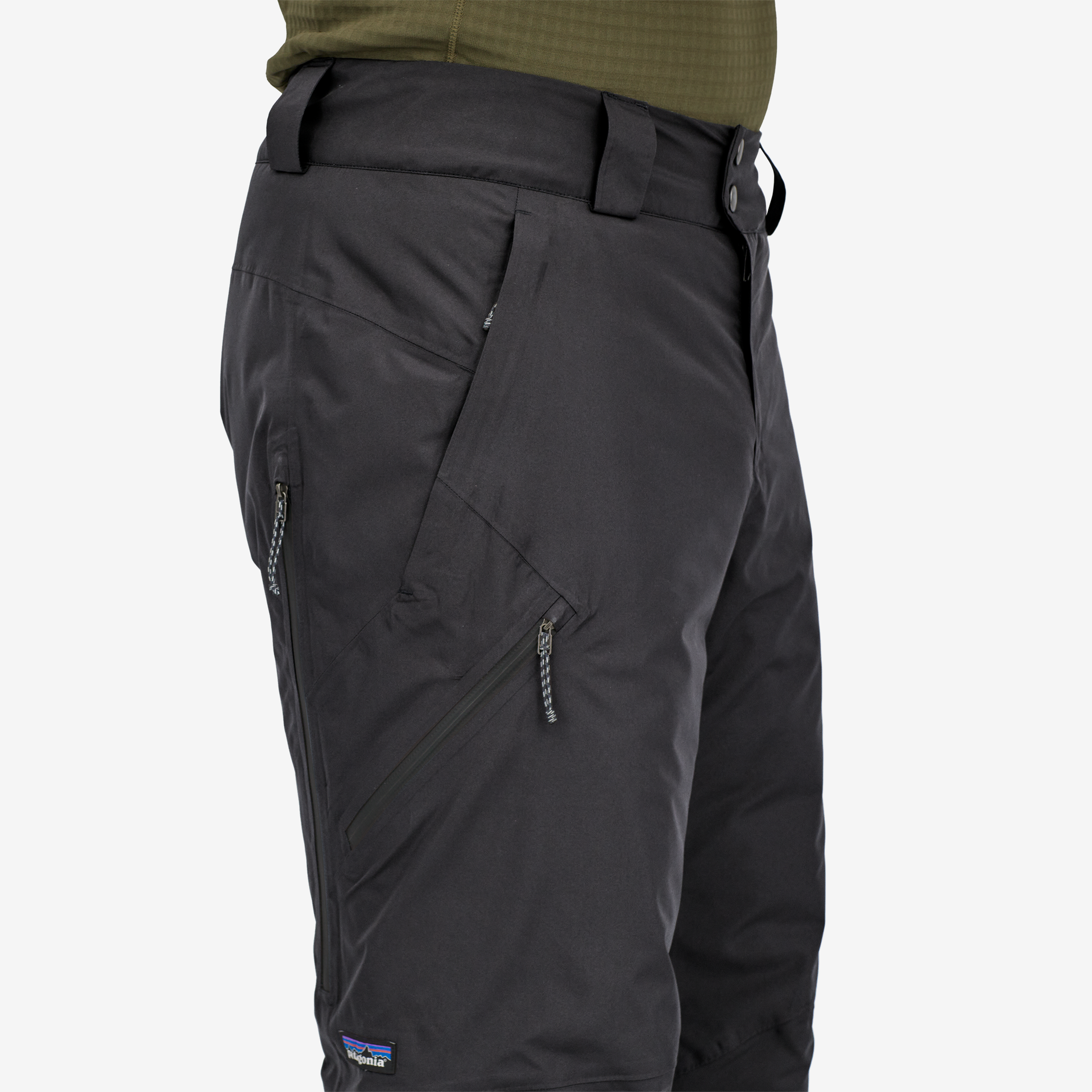 Men's Insulated Powder Town Snow Pants - Waterproof Winter Ski Pants for Men - Thermal Snowboard Pants with Adjustable Waist - Perfect for Skiing, Snowboarding & Cold Weather Outdoor Activities