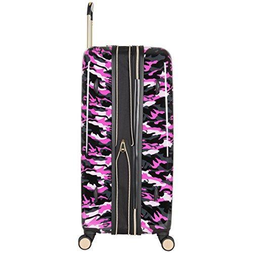 Aimee Kestenberg Women's 28-Inch Camouflage Print ABS & PC Film Expandable 8-Wheel Upright Suitcase - Perfect for Business Travel & Vacation Luggage