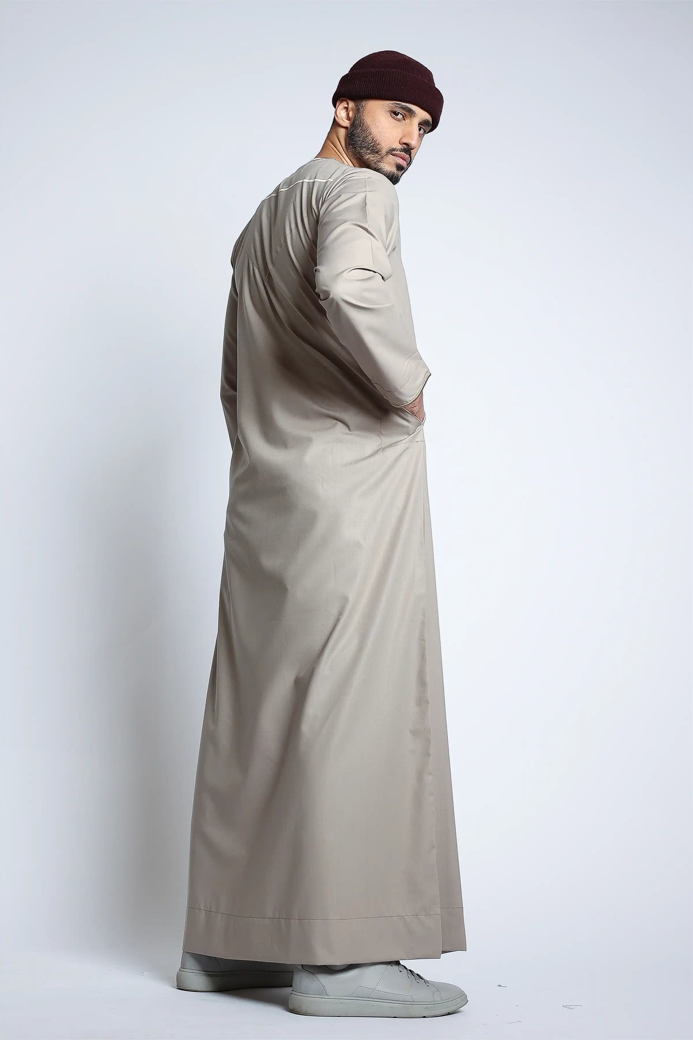 J143 C2 BEIGE HABEEL Women's Casual Dress - Comfortable Summer Flowy Maxi Dress for Beach, Vacation & Everyday Wear