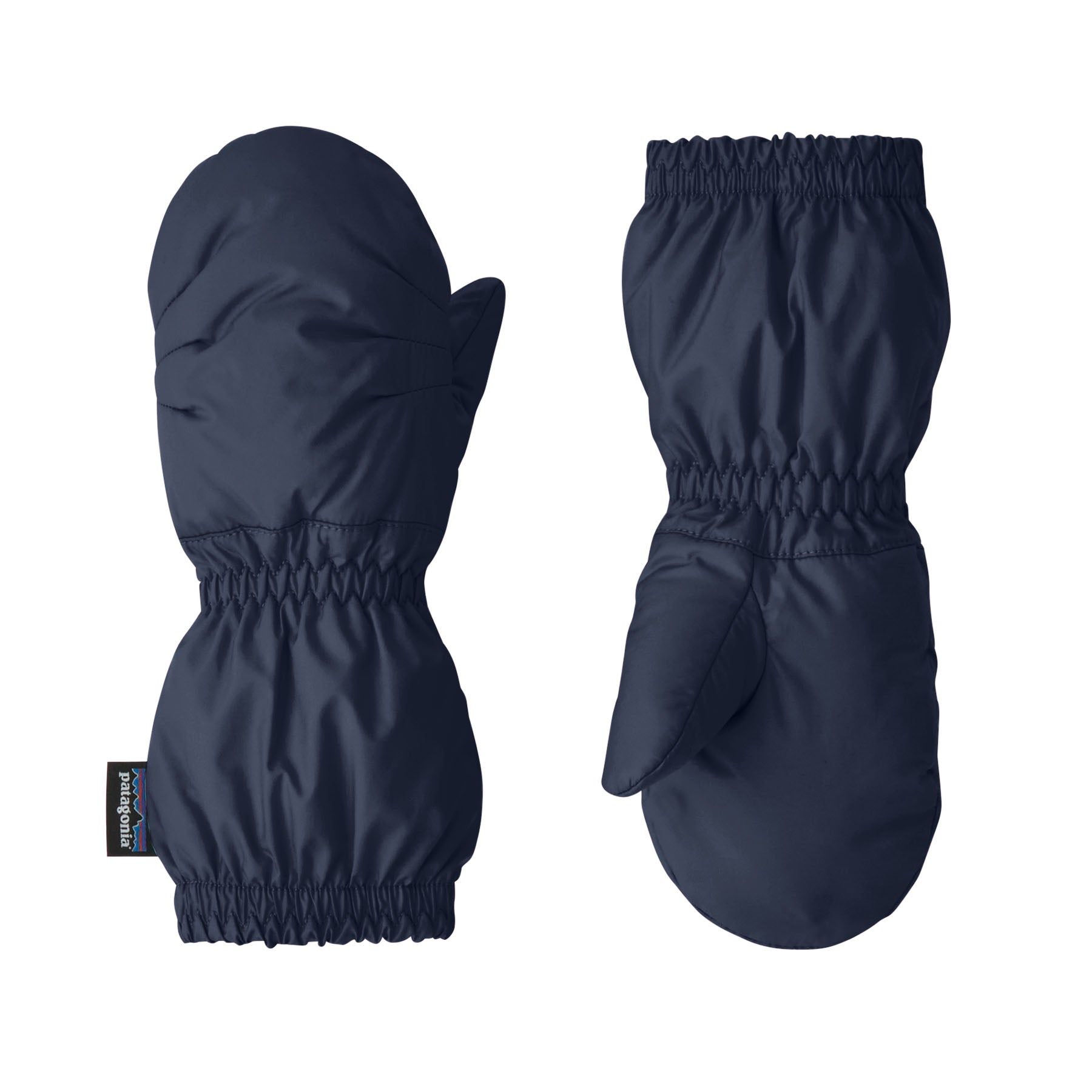 Baby Puff Mitts for Infants - Soft & Warm Newborn Mittens in Navy Blue - Prevent Scratching & Keep Hands Cozy for Sleeping, Playing & Outdoor Activities