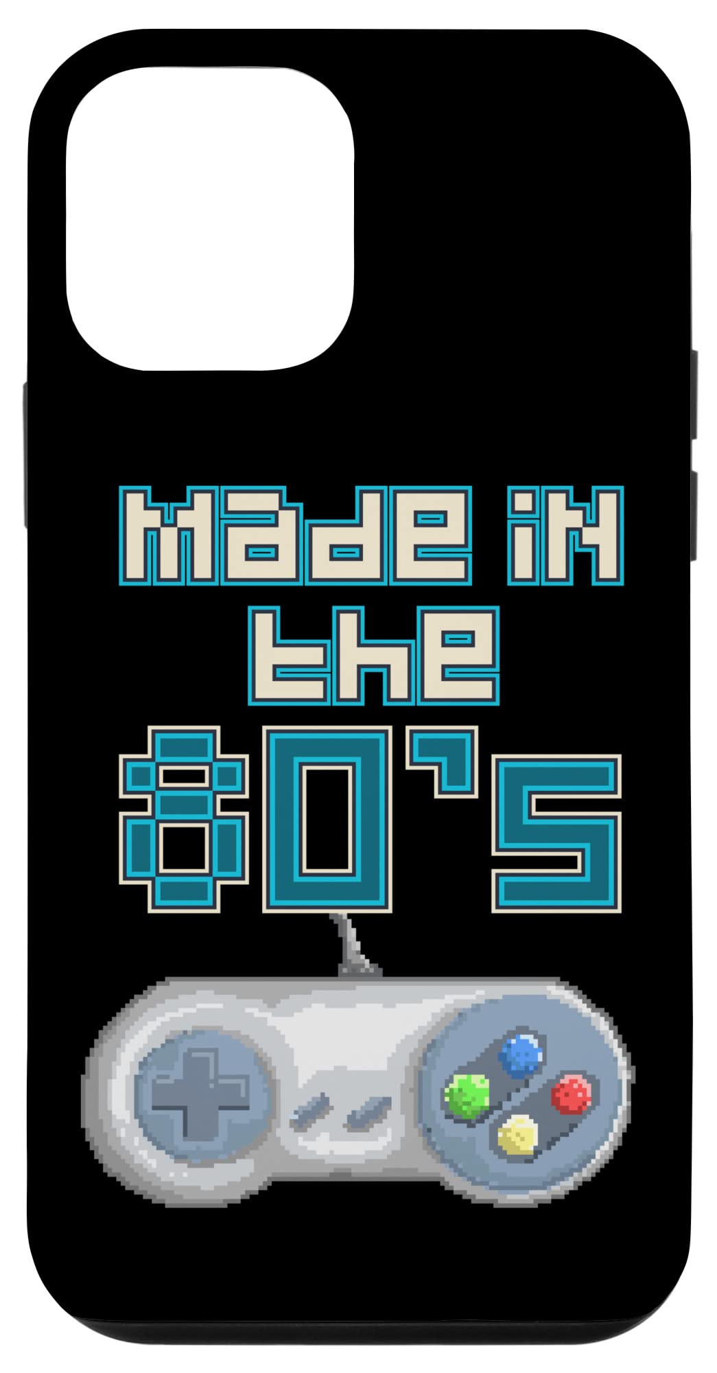Retro 80s Video Game Design iPhone 12 Mini Case - Durable Protective Cover for iPhone 12 Mini - Perfect Gift for Gamers & Nostalgic 80s Fans - Ideal for Daily Use, Travel & Gaming Enthusiasts