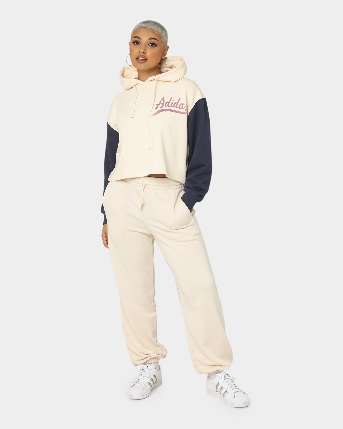 Adidas Women's Wonder White Sweatpants - Comfortable Athletic Pants for Running, Yoga & Lounge Wear