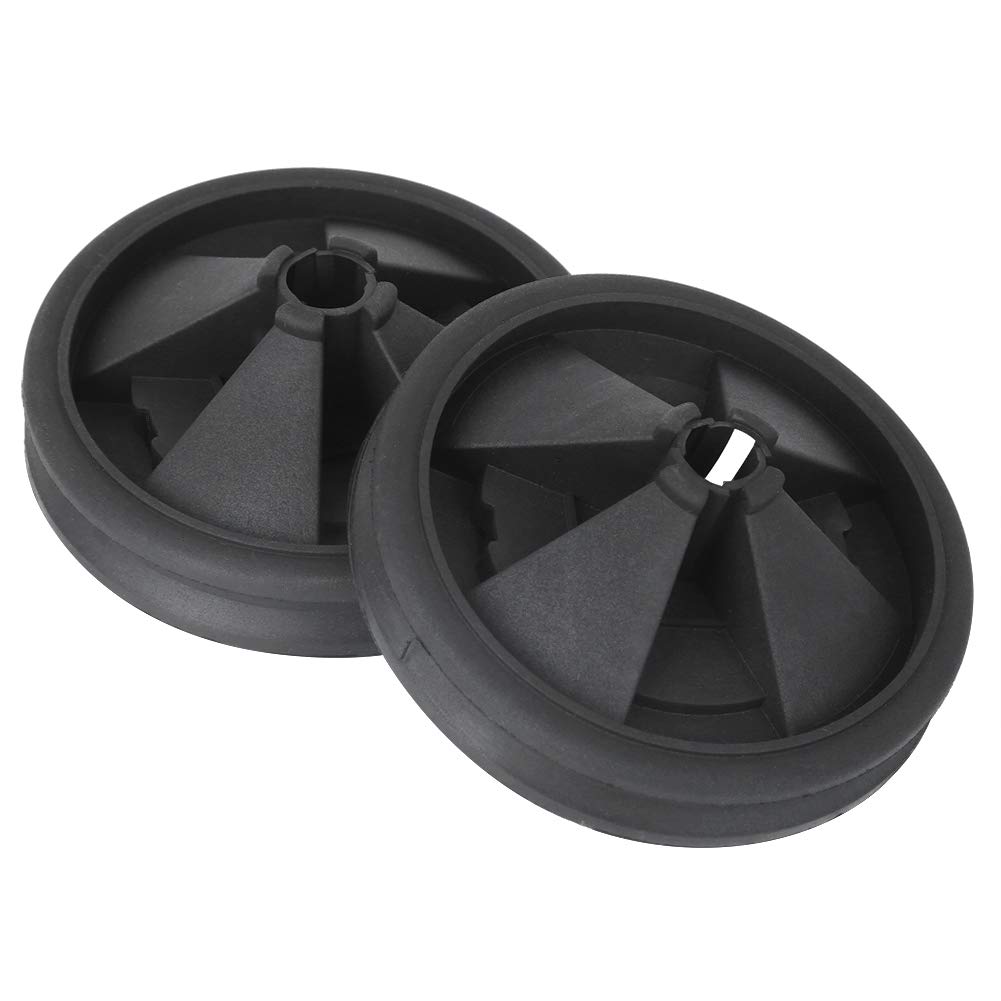 **OUKENS 2-Pack Black Silicone Garbage Disposal Splash Guard – Anti-Splash Cover & Quiet Collar Drain Plug for InSinkErator (87mm Outer Diameter) – Perfect for Kitchen Sink Waste Disposer**