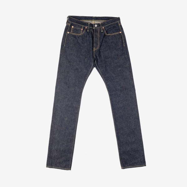 IH 555S 18oz Vintage Selvedge Denim Super Slim Cut Jeans for Men - Indigo Raw Denim, High-Quality Japanese Selvedge, Skinny Fit - Perfect for Casual Wear, Street Style & Vintage Fashion