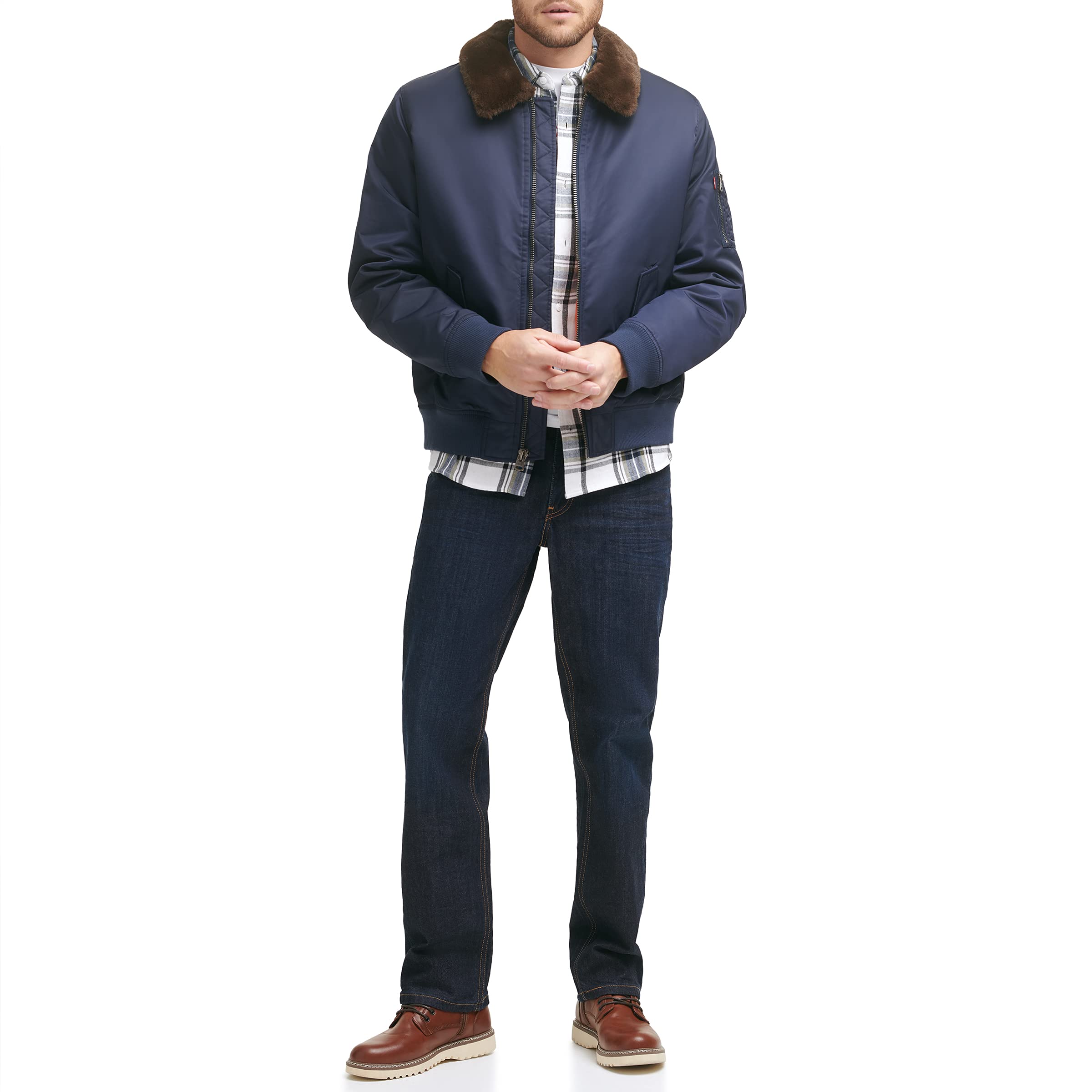 Levi's Men's MA-1 Flight Jacket - Classic Bomber Jacket for Men | Water-Resistant & Lightweight | Perfect for Casual Wear, Travel & Outdoor Adventures