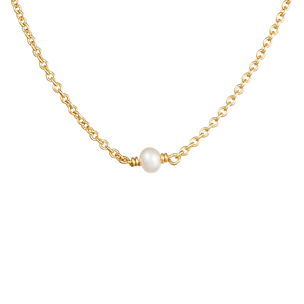 Elegant Gold Pearl Choker Necklace for Women - Perfect for Weddings, Parties & Special Occasions