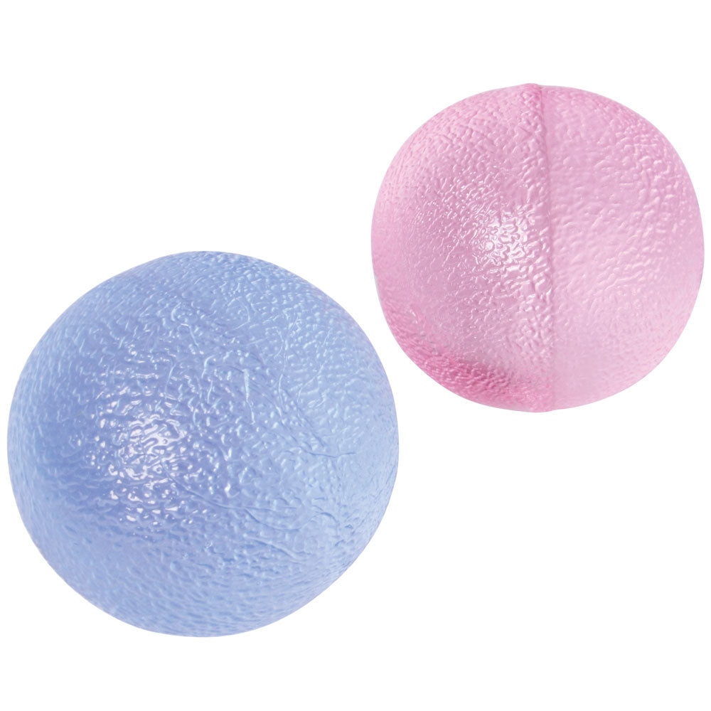 66Fit Hand Massage Therapy Ball Set of 2 - Relieve Stress & Improve Grip Strength - Perfect for Office, Gym & Home Use