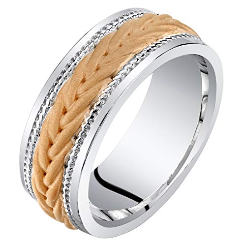 Rose-Tone Sterling Silver