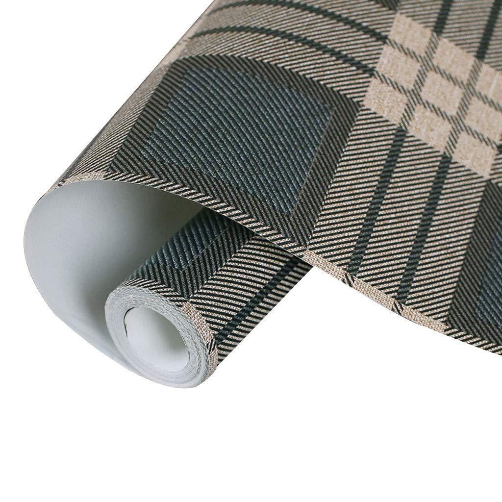 Modern Simple Small Square Pattern Wallpaper - Eco-Friendly Pure Paper for Living Room & Bedroom Walls - Blue - Perfect for Home Decor, Nursery, Office & Rental Spaces