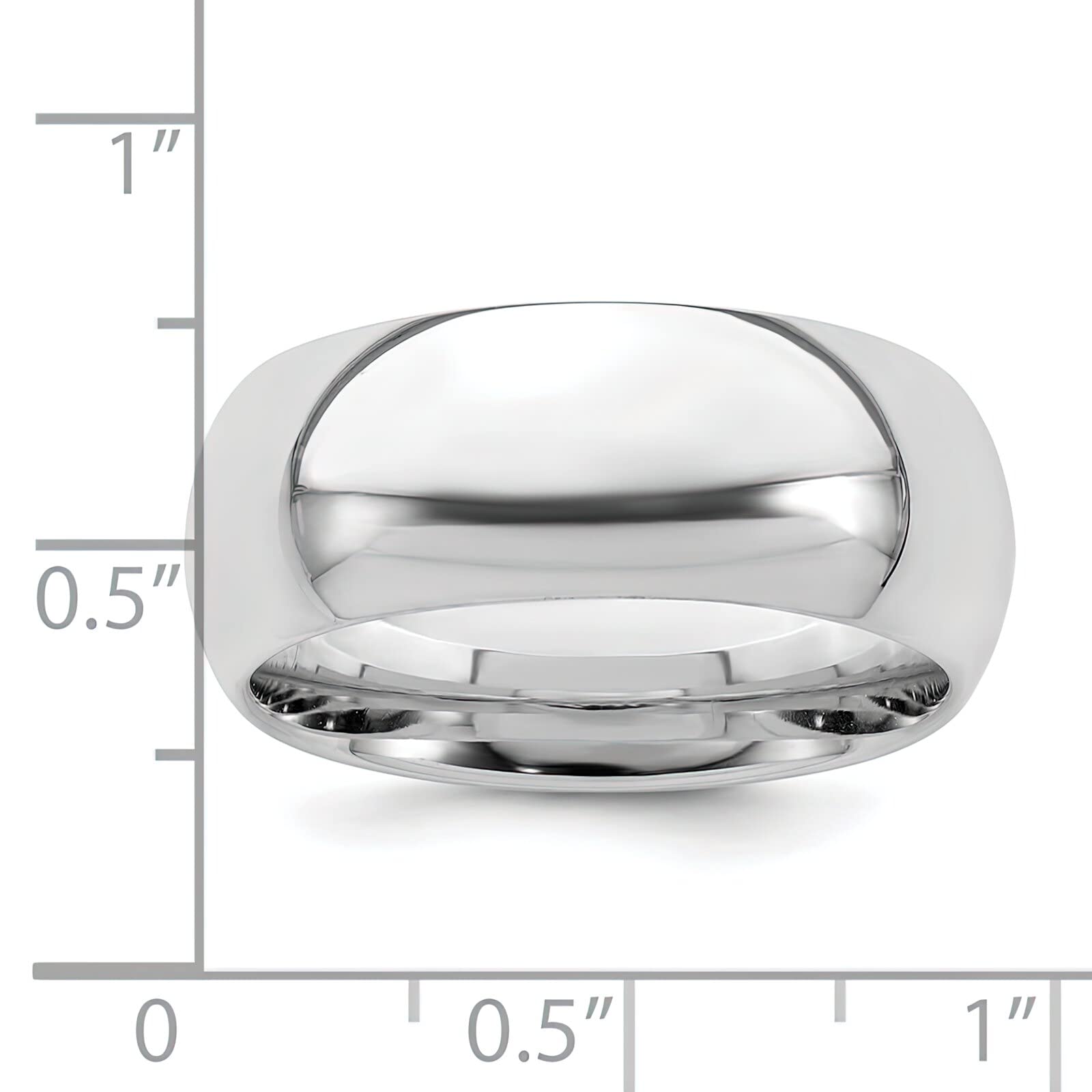 Sterling Silver Comfort Fit Wedding Band Ring for Men - Size 10 - Perfect for Engagement, Anniversary & Everyday Wear