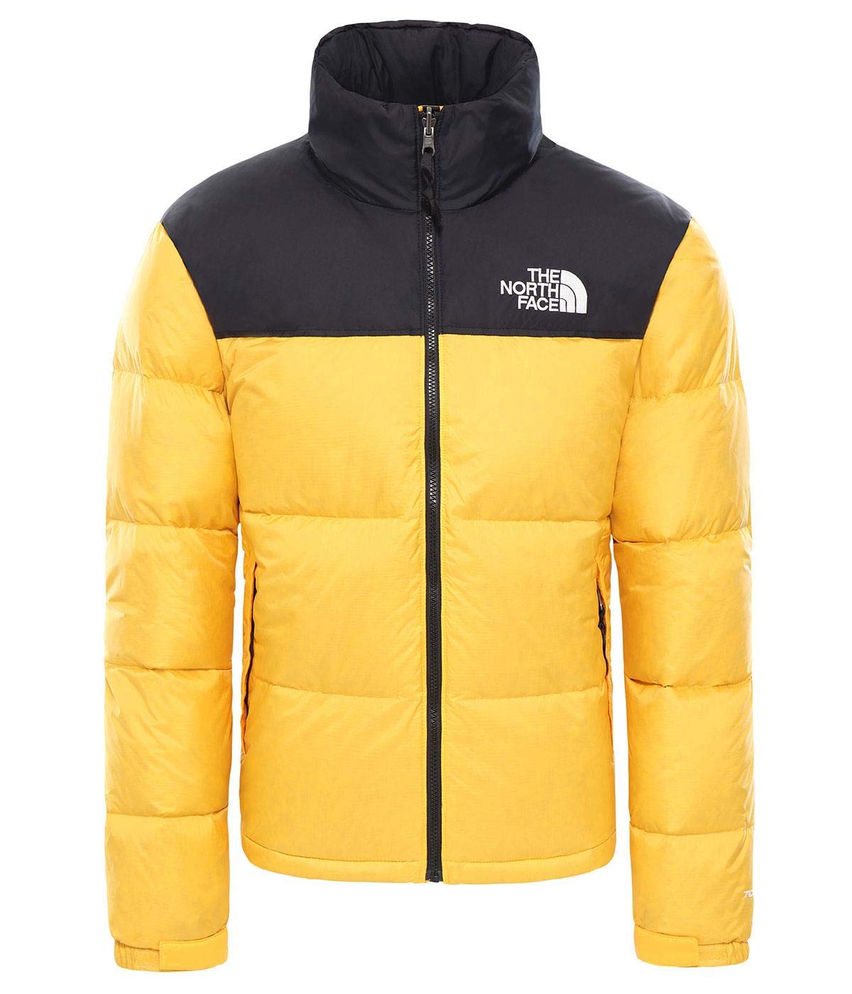 The North Face Men's Retro 1996 Nuptse Jacket - Waterproof Winter Puffer Coat, T93C8D70M Style in Yellow - Perfect for Skiing, Hiking & Cold Weather Outdoor Adventures