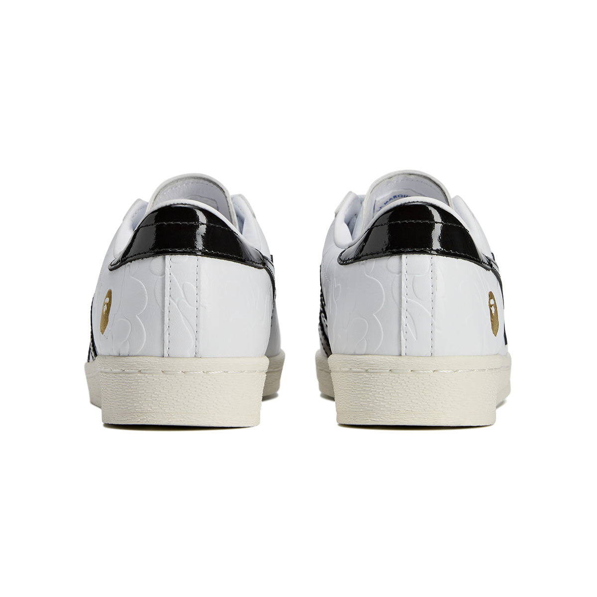 BAPE Superstar Vintage Sneakers - White & Black Retro Style Shoes for Men | Streetwear Fashion & Casual Wear