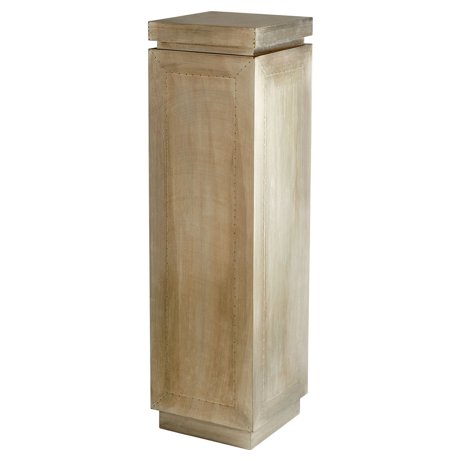 Cyan Design 11611 Anatolia Pedestal - Antique White Large Vase for Home Decor, Living Room Centerpiece, Wedding & Event Decorations