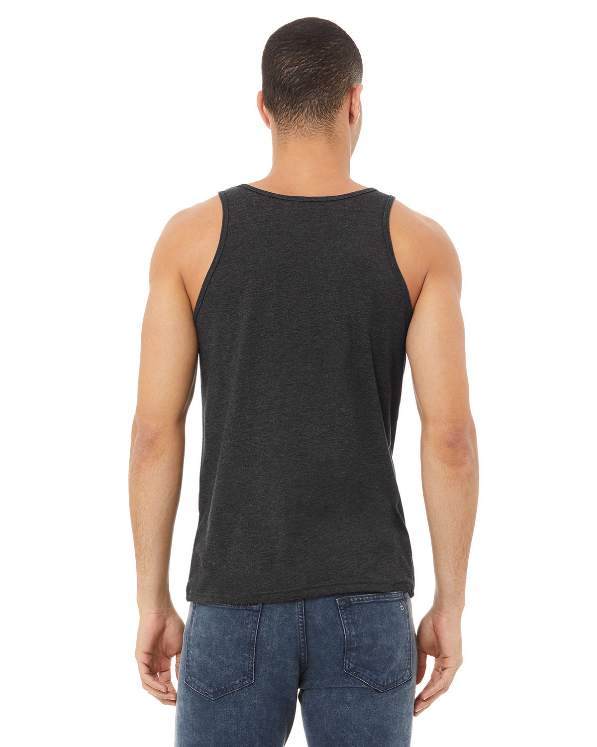 Bella + Canvas 3480CVC Unisex Heather CVC Tank Top - Soft Comfortable Slim Fit Sleeveless Shirt for Men & Women - Perfect for Gym, Workout, Summer & Casual Wear