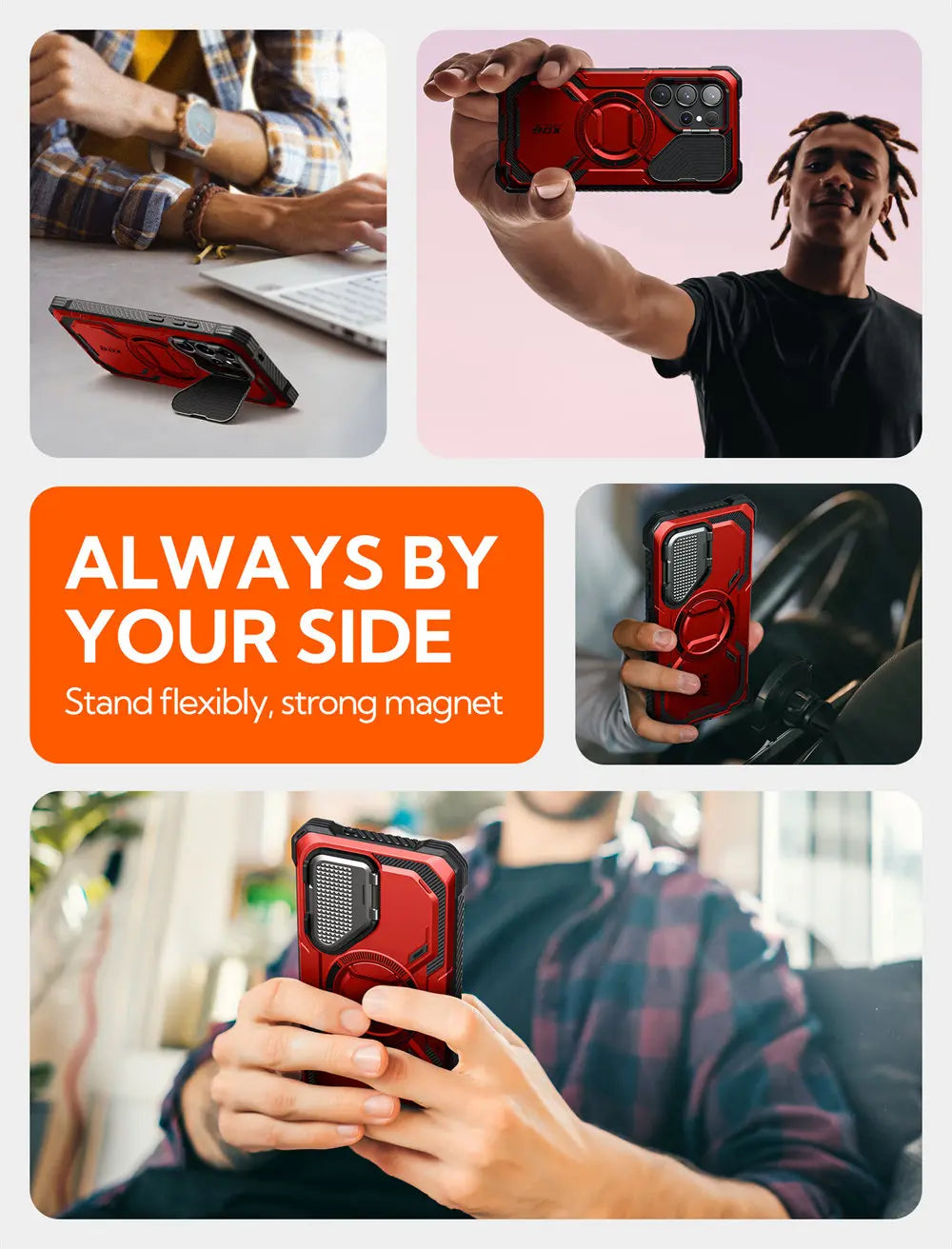 Galaxy S25 Ultra Case - BLASON Armorbox Full Body Protective Cover with Military-Grade Drop Protection | Perfect for Outdoor Adventures, Travel & Daily Use